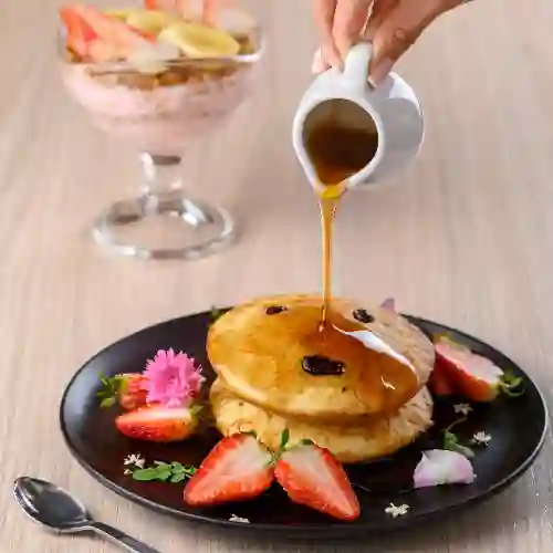 Pancakes con Miel de Maple