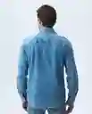 Camisa Comfort Hombre Azul Claro Talla M Chevignon