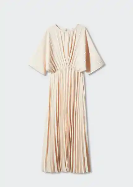 Vestido Athens-A Offwhite Talla M Mujer Mango