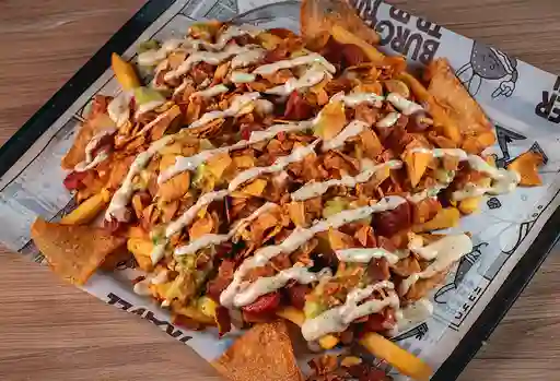 Salchipapa Paisa