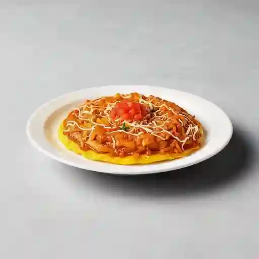 Patacón con Hogao Mixto