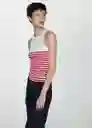 Top Roni Rojo Talla L Mujer Mango