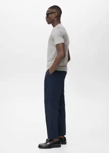 Camiseta Cherlo Gris Medio Vigoré Talla L Hombre Mango