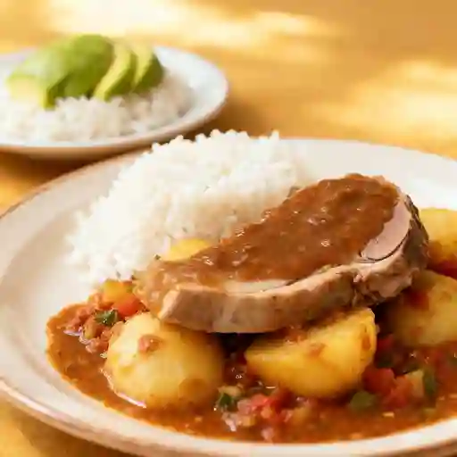 Lengua en salsa