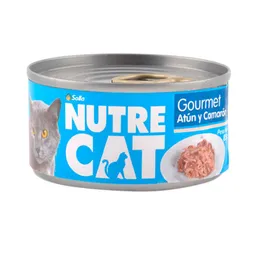 Nutrecat Alimento Húmedo Gourmet para Gato Atún y Camarón