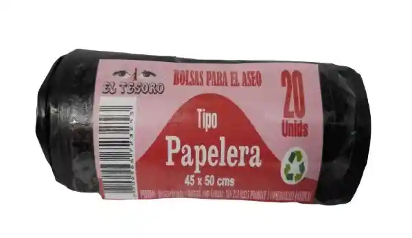 El Tesoro Bolsa de Basura Papelera Bolsas