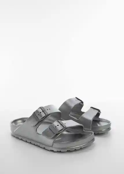 Chanclas Paus Plata Talla 39 Mango Teen Girl Mango