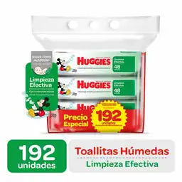 Huggies Toallas Húmedas Limpieza Efectiva