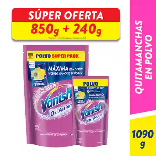 Vanish Desmanchador en Polvo Rosado