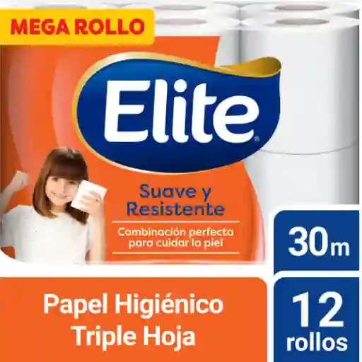 Elite Papel Higienico Suave Rollos 24 Metros