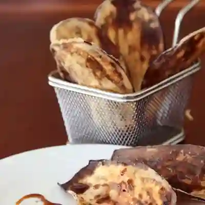 Berenjena Crocante con Melao de Panela