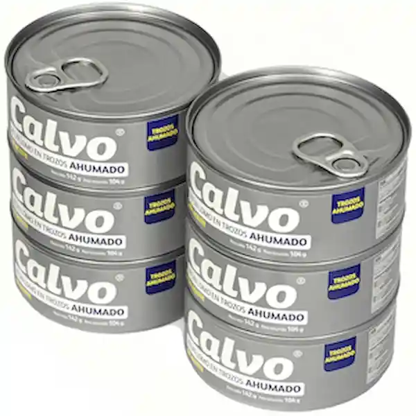 Calvo Atún Ahumado en Aceite