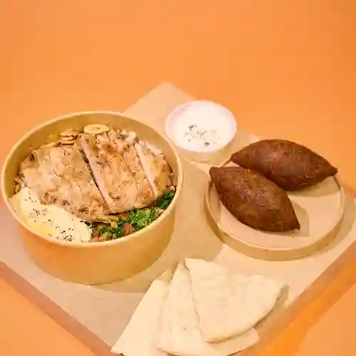 Bowl Pollo + 2 Quibbes