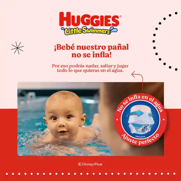 Pañales Huggies Little Swimmers Etapa 3-4/G-XG