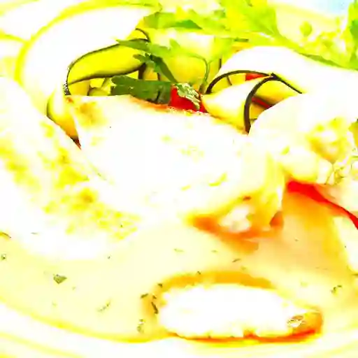 Filete con Camarones