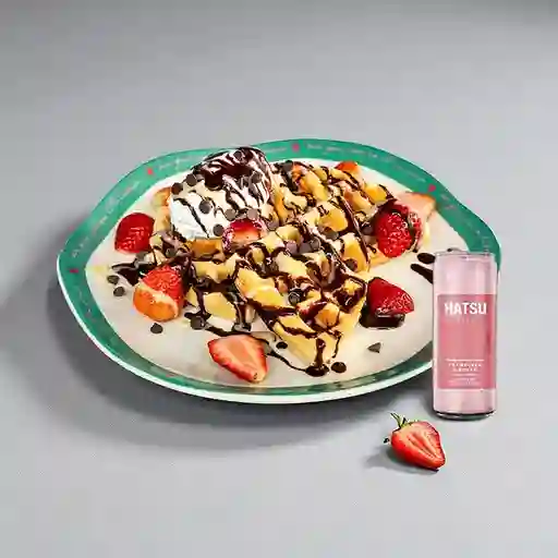 Combo Waffle Fruit +Hatsu Frambuesa&Rosas 269 ml