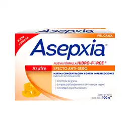 Asepxia Jabón Facial Antiacné Azufre