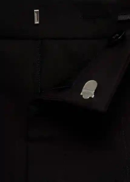 Pantalón Malu5-H Negro Talla 36 Mujer Mango