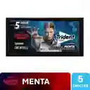 Chicle Trident Sin Azúcar Sabor Menta 5 Und