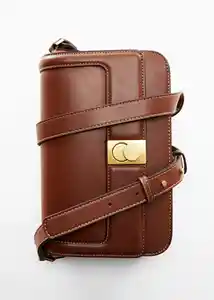 Bolso M Luxor Cuero Talla 99 Mujer Mango