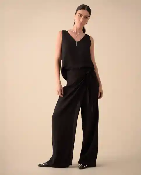 Pantalón Negro Jaguar Ultraoscuro Talla L 431G011 Espirit