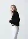 Tejido Mujer Negro Puro Ultraoscuro Talla S 083G066 Naf Naf