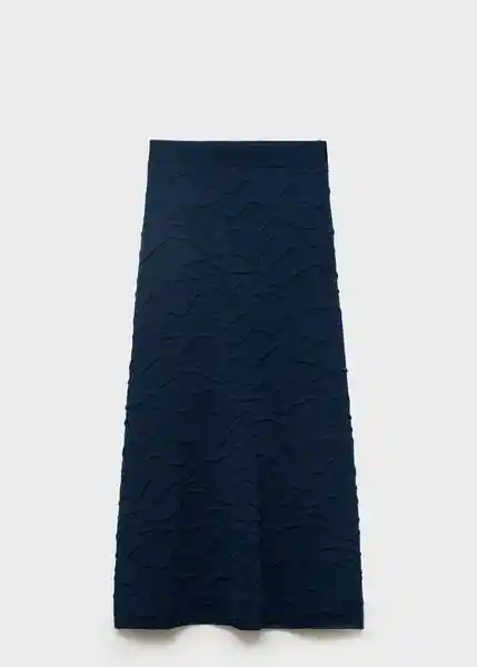 Falda Tana Navy Talla 19 Niñas Mango