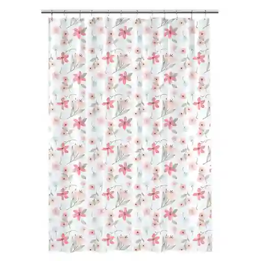 Cotidiana Cortina de Baño Flores 180 x 180 cm