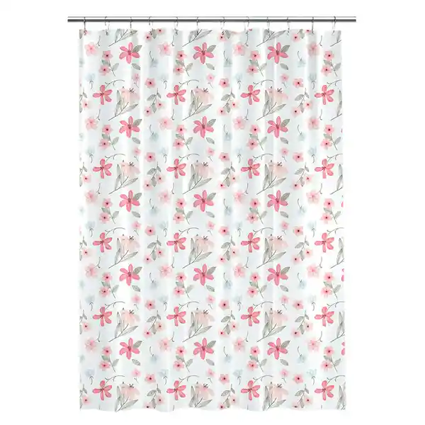 Cotidiana Cortina de Baño Flores 180 x 180 cm