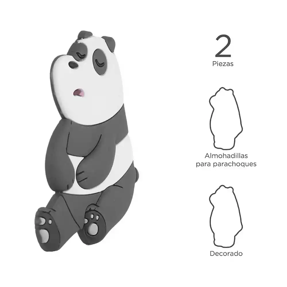 Miniso Almohadilla de Panda Colección Osos Escandalosos