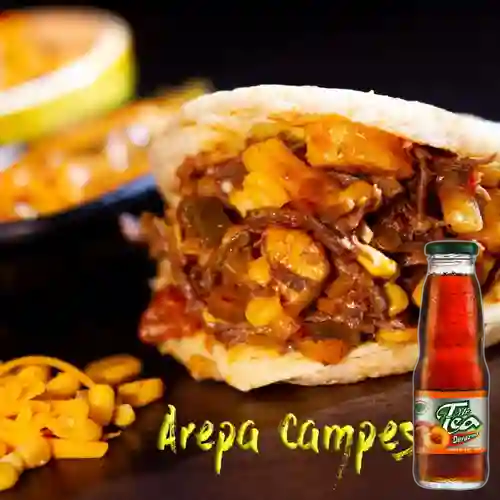 Combo Arepa Campesina + Mr Tea Durazno 300 ml