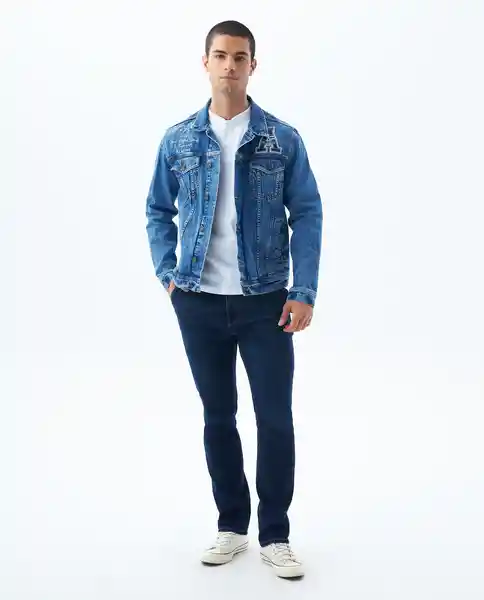 Camiseta Hombre Blanco Talla S 800G002_BLA110601 Americanino
