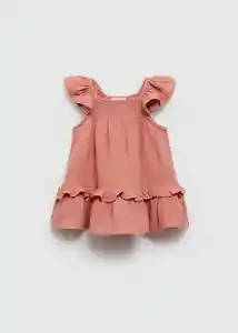 Vestido Mauricio Pomelo Talla 72 Niñas Mango