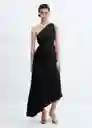 Vestido Claudi5 Negro Talla XS Mujer Mango