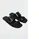 Sandalias Pierce Negro Talla 40 Mujer Mango