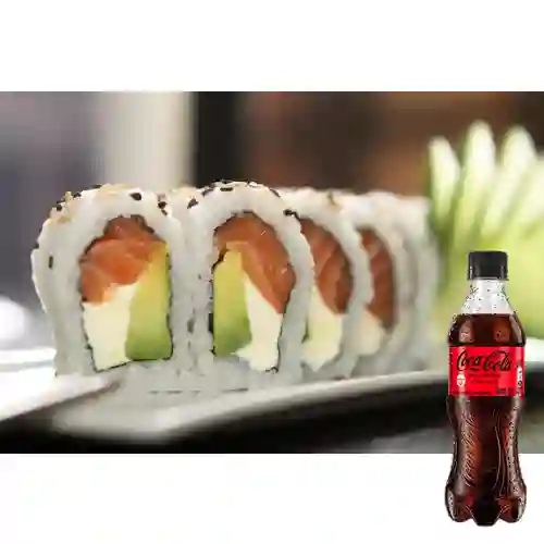 Combo Philadelphia Roll + Coca Cola Sin Azúcar 400 ml