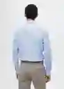 Camisa Emérito Celeste Talla L Hombre Mango