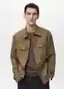 Chaqueta Tom Khaki Talla L Hombre Mango