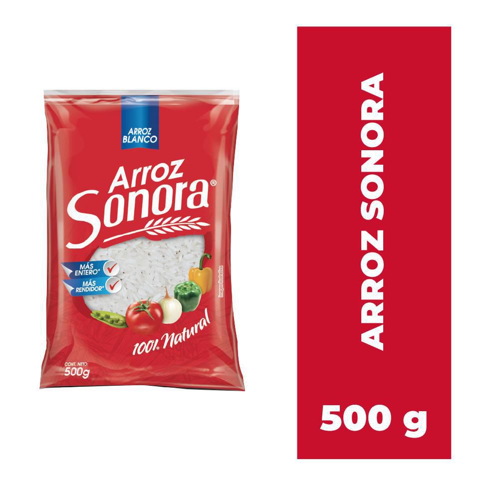 Sonora Arroz Blanco Natural 500 g