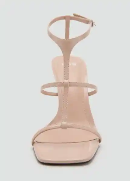 Sandalias Tea Nude Talla 40 Mujer Mango