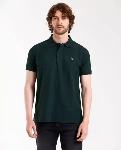 Camisa Polo Verde Pino Talla S Rifle190e000