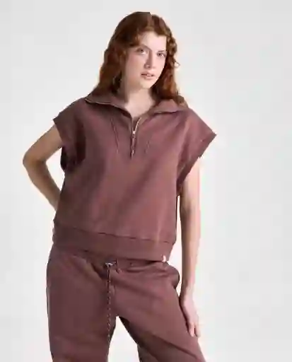 Chaleco Mujer Café Talla L 699G003_CAF191430 Americanino