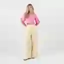 Blusa Cuello u Manga al Codo Rosado Talla M 713122