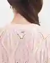 Camiseta Tejida Soft Rosa Oleo Medio Talla XS Chevignon