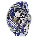 Invicta Reloj Hombre Azul Blanco Negro Acero Inv34361