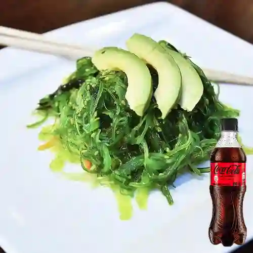 Combo Ensalada de Algas + Coca Cola Sin Azúcar 400 ml