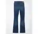 Jean Kick Boot Mujer en Color Azul Talla 10 LONG American Eagle