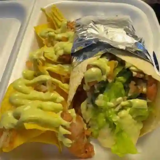 Burrito sencillo mixto