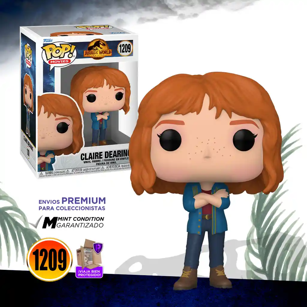 Funko Pop! Figura de Colección Jurassic World Dominion Claire