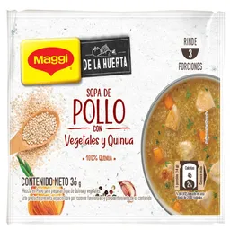Maggi Sopa de Pollo en Polvo Con Vegetales y Quinua